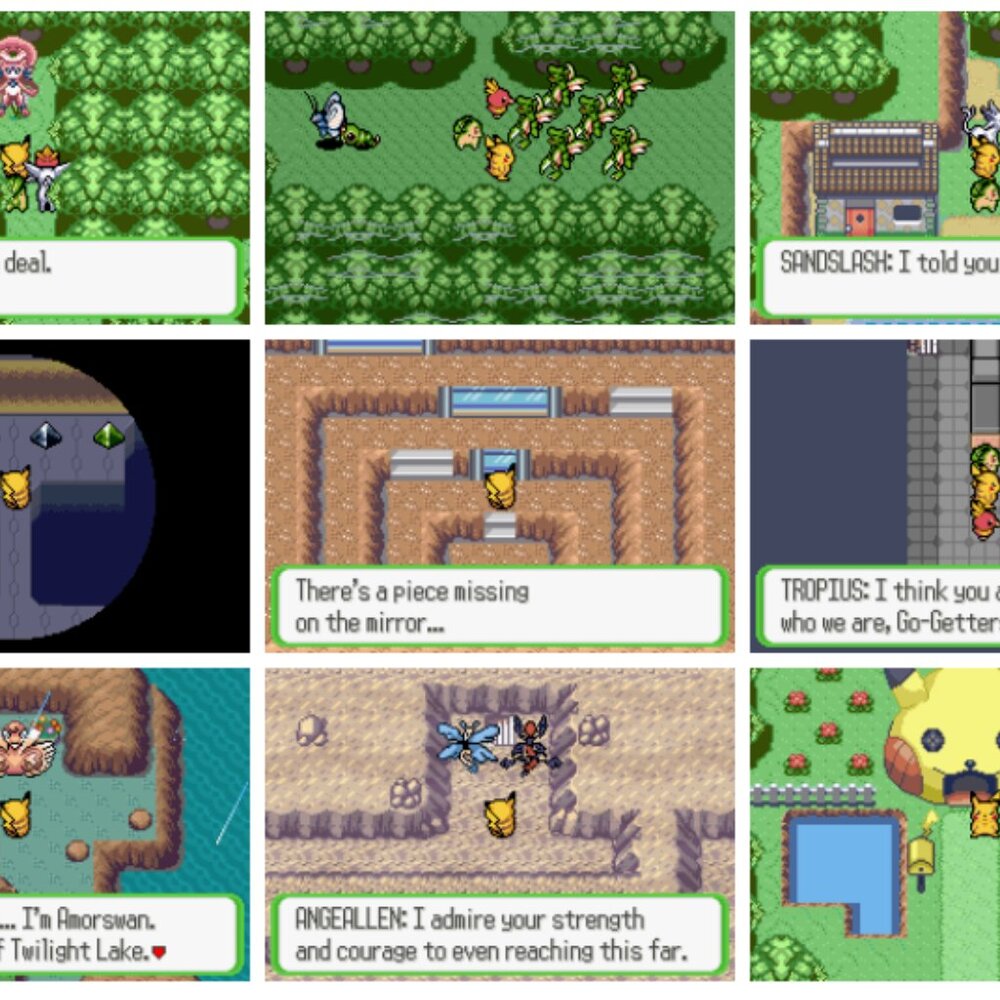 Pokemon Ruby Destiny Rescue Rangers GBA ROM Hack Game Custom Gameboy Advance - Picture 3 of 8